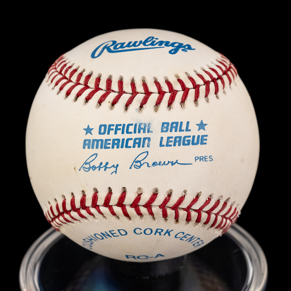 Bob Feller & Mel Harder Autographed AL Baseballs