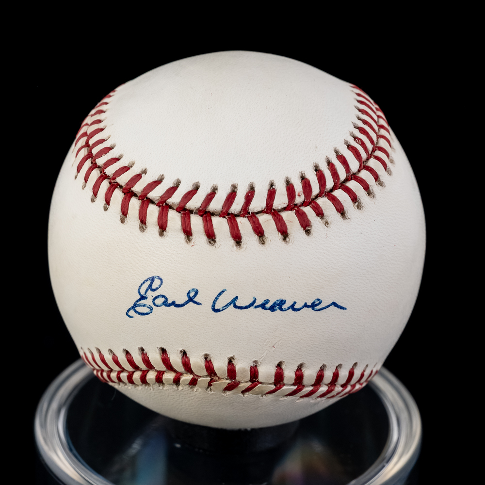 Earl Weaver & Bobby Grich Autographed AL Baseballs