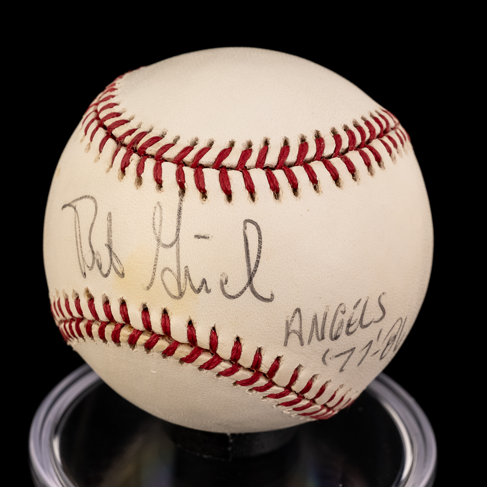 Earl Weaver & Bobby Grich Autographed AL Baseballs