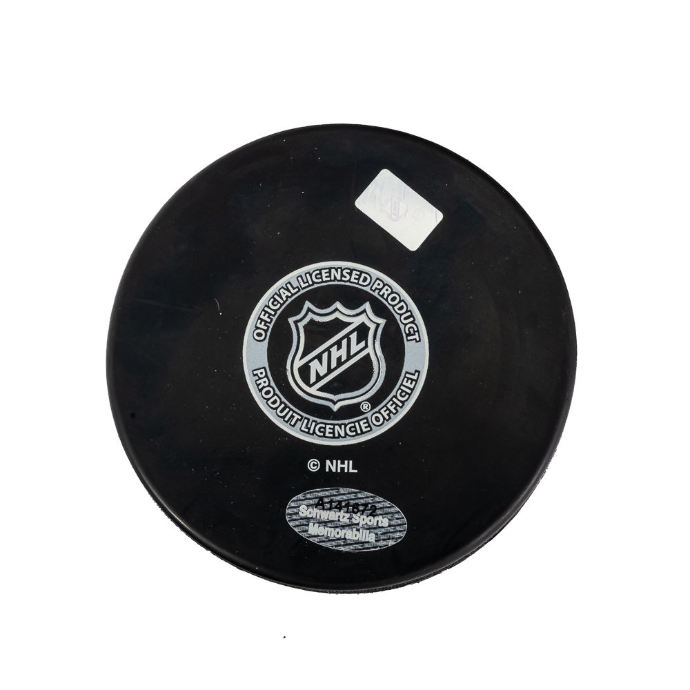 Tony Esposito Autographed Blackhawks NHL Puck wCOA