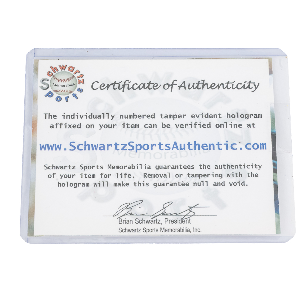 Denis Savard Autographed Blackhawks NHL Puck w COA