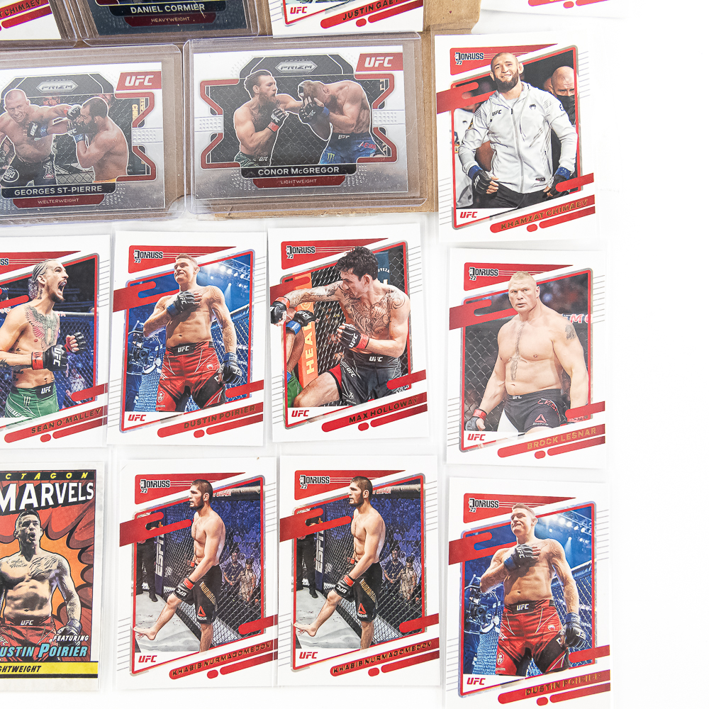 (600 +/-) UFC Sport Card Assortment McGregor Diaz+