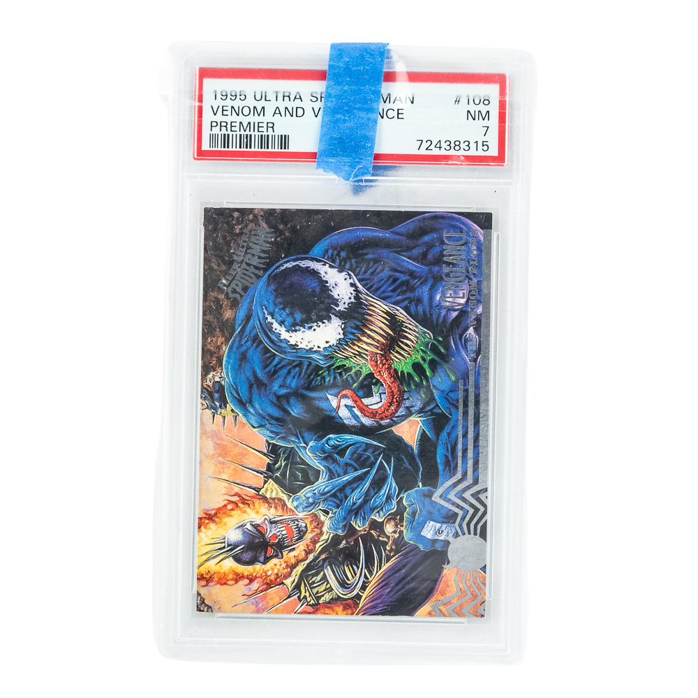 1995 Ultra Superman #108 Venom Vengeance PSA 7 +