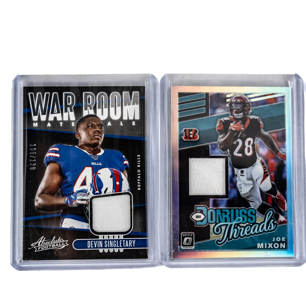(9) NFL RC # AUTO Patch Football Cards Forte RPA+