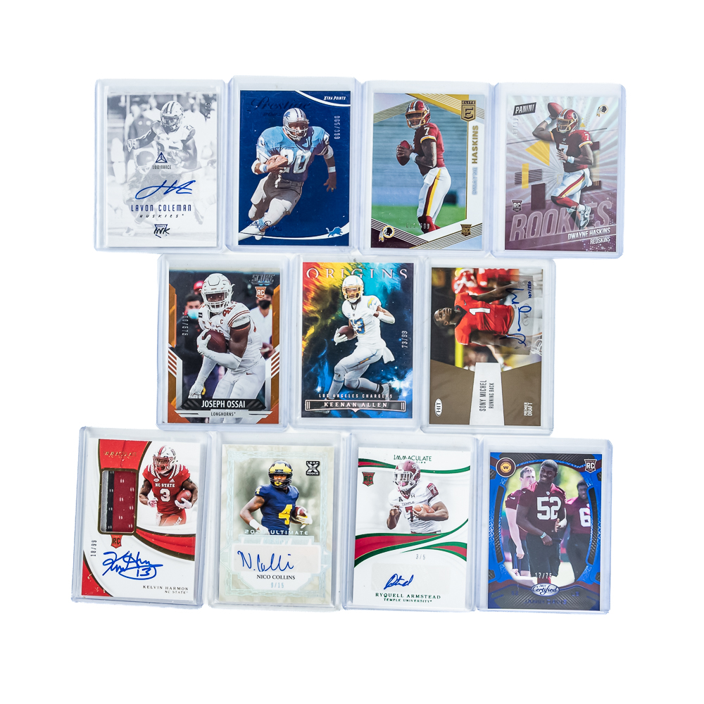 NFL Refractor RR & Auto Football Card Assortment