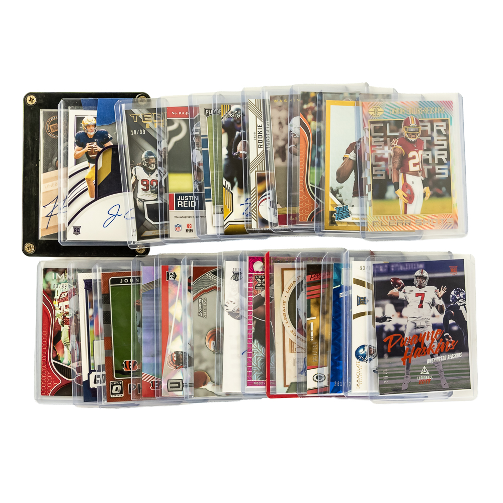 NFL RC Auto Patch or #ed Football Card Assortment