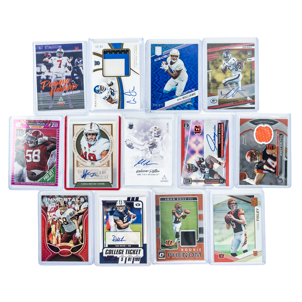 NFL RC Auto Patch or #ed Football Card Assortment