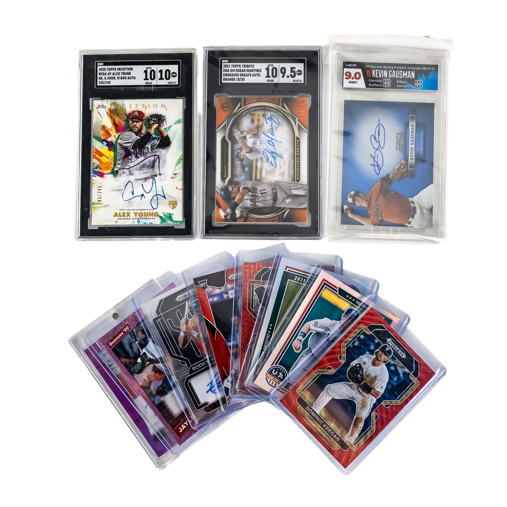 21 Topps Tribute Edgar Martinez 18/25 SGC & More