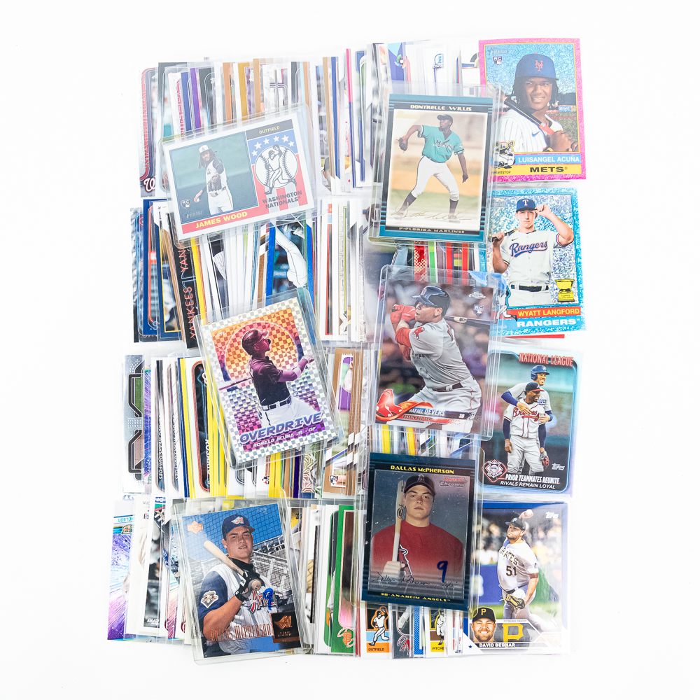 (185) Assorted MLB Baseball Cards RCs & More +
