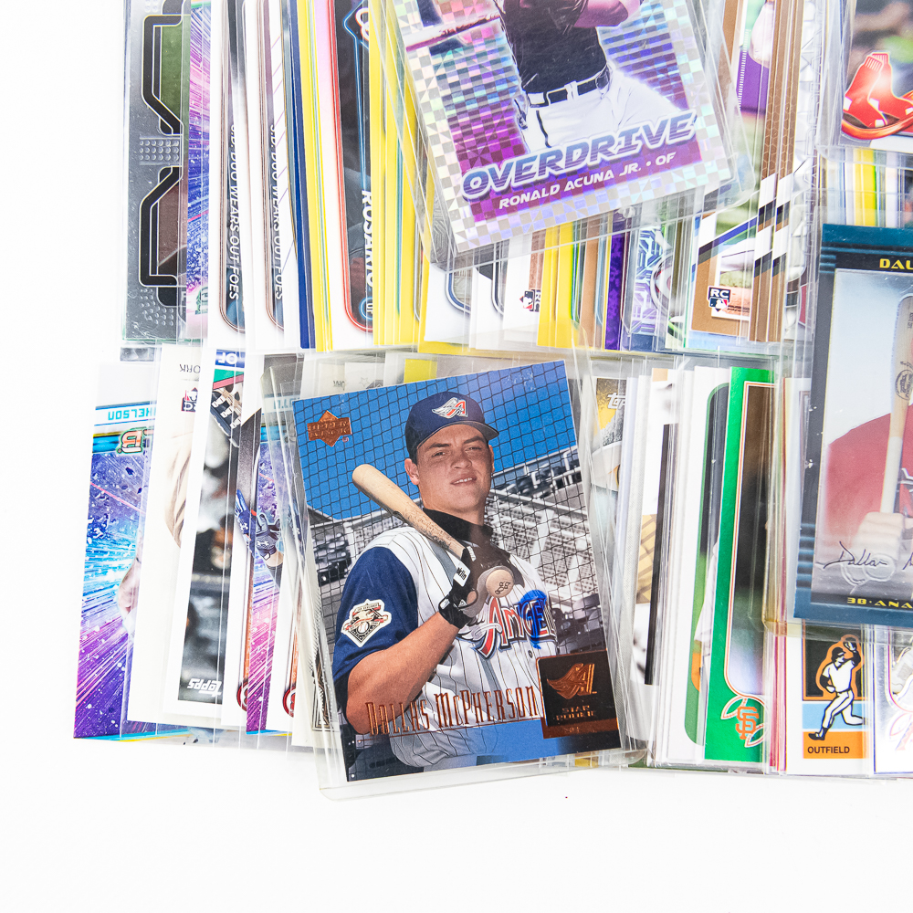 (185) Assorted MLB Baseball Cards RCs & More +