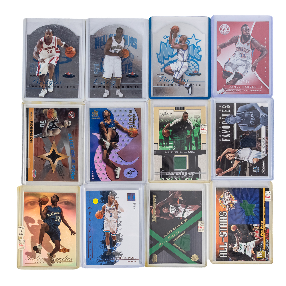 NBA Card Assortment Nowitzki Pierce Robinson Paul+