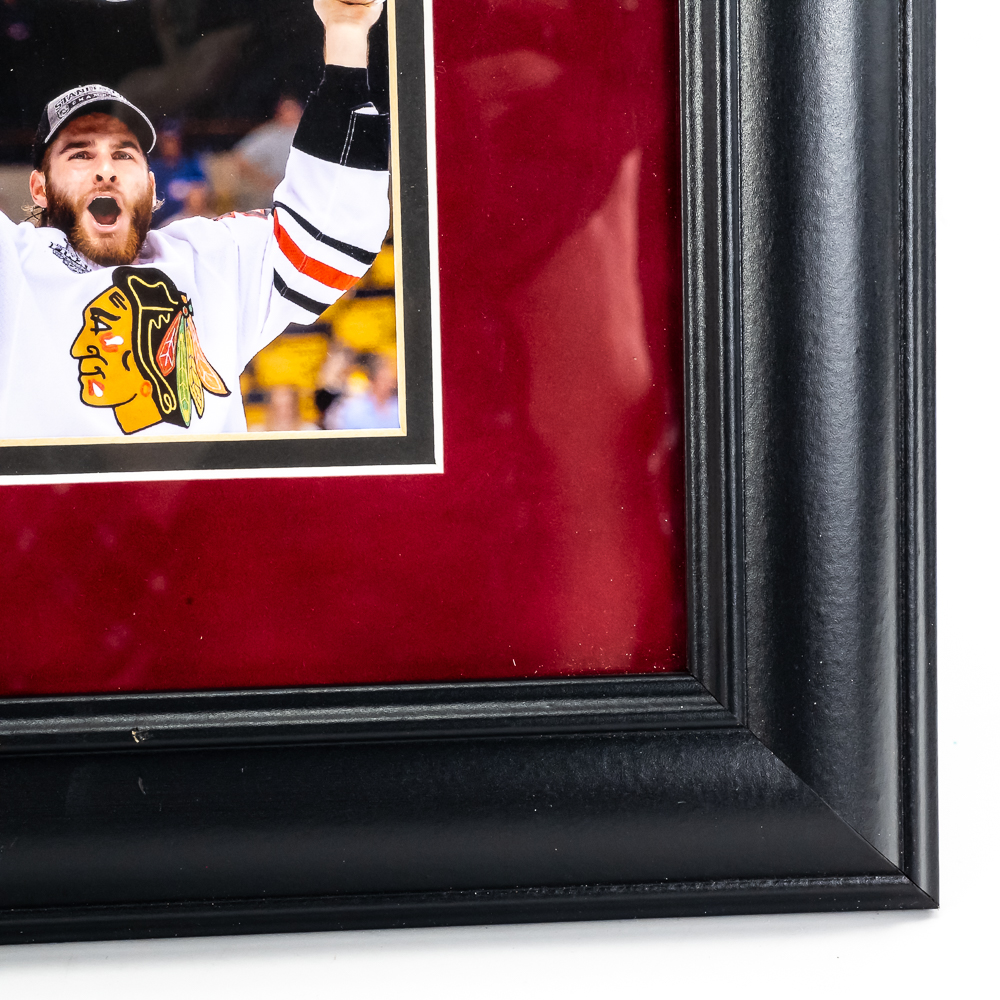 Framed Brandon Saad Autographed Photo w COA