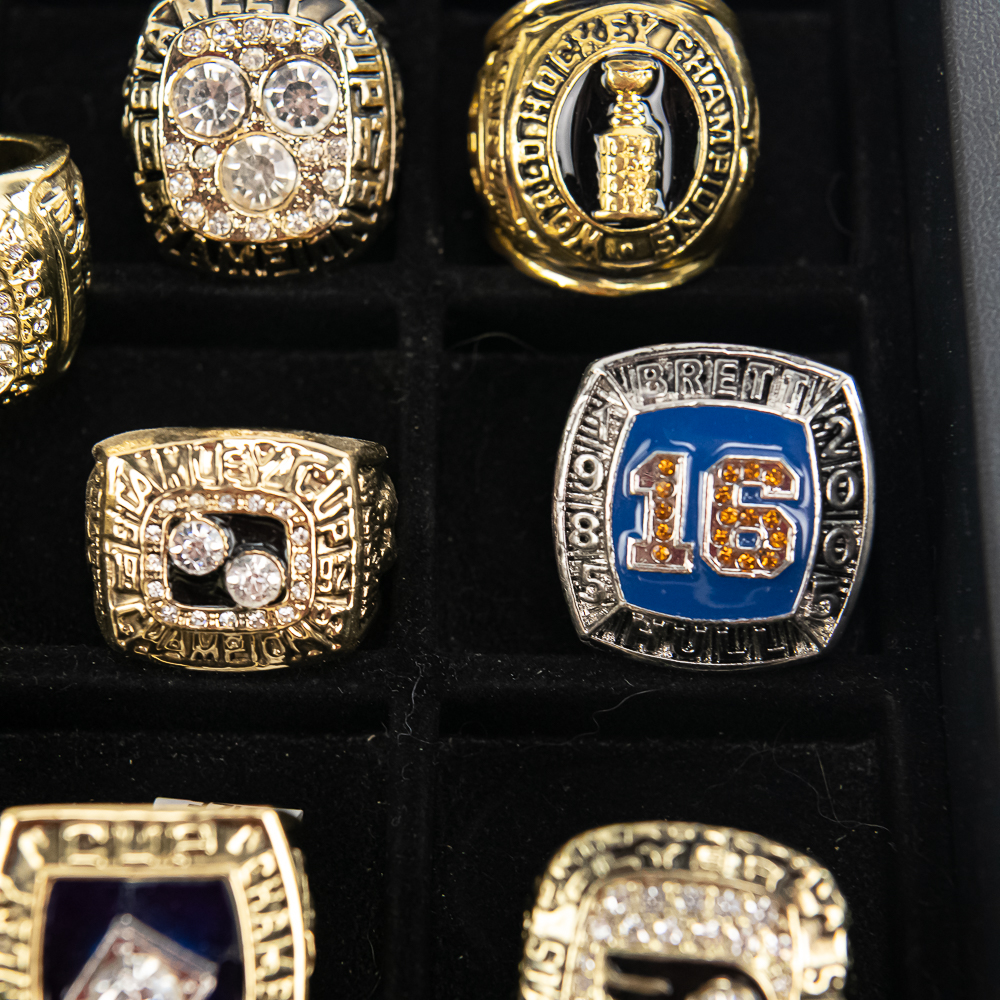 13 Flyers Oilers Maple Leaf NHL Championship Rings