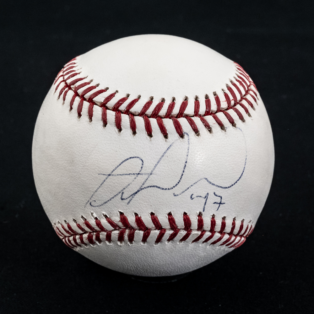 Addison Russell Miguel Montero Signed Baseballs