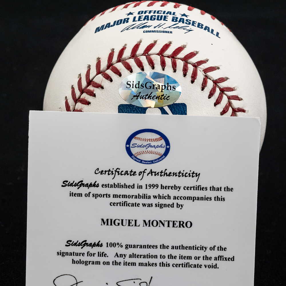 Addison Russell Miguel Montero Signed Baseballs