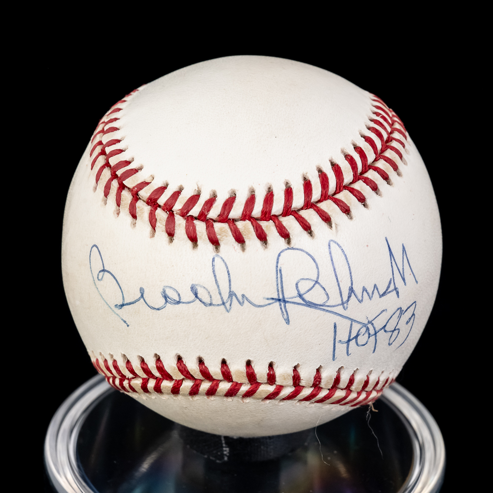 Brooks Robinson & Steve Barber Signed Baseballs