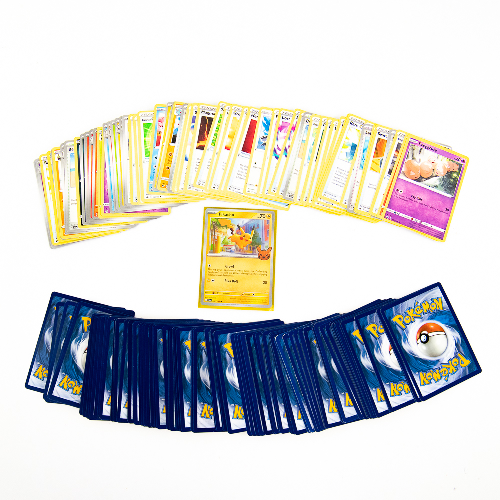(150) Pokemon Card Assortment w Pikachu