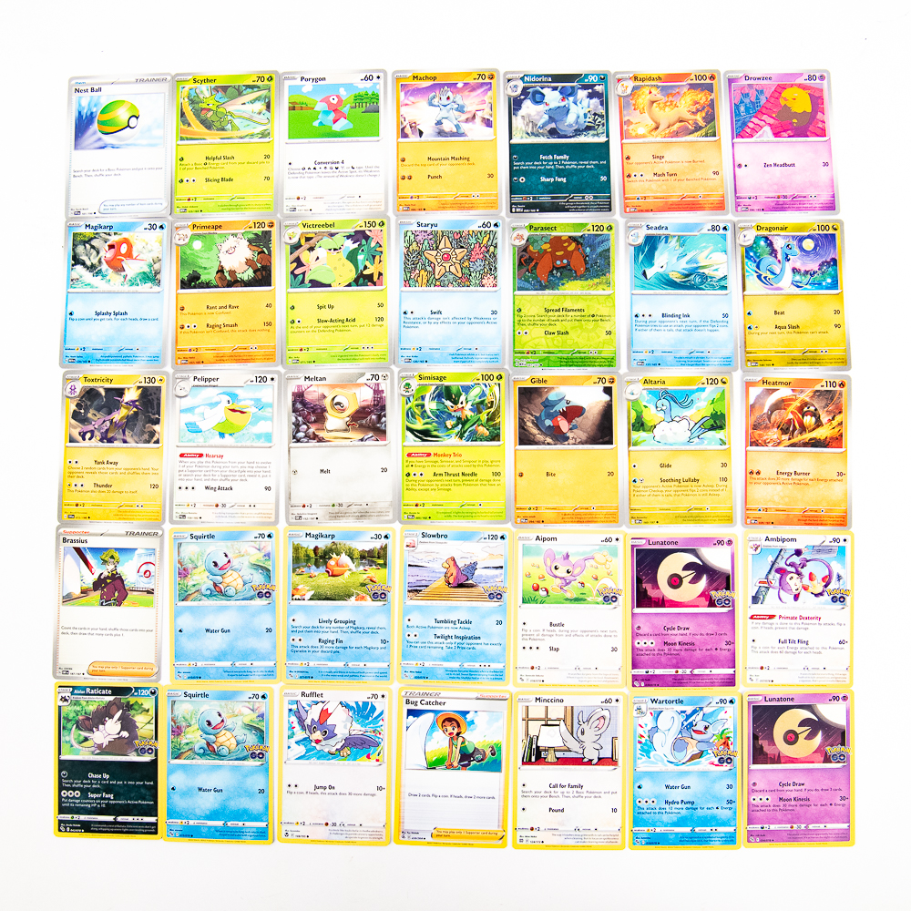 (150) Pokemon Card Assortment w Pikachu