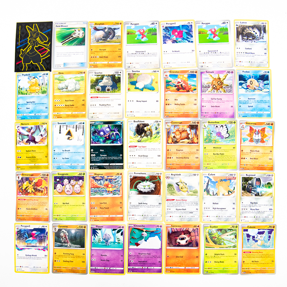 (150) Pokemon Card Assortment w Pikachu