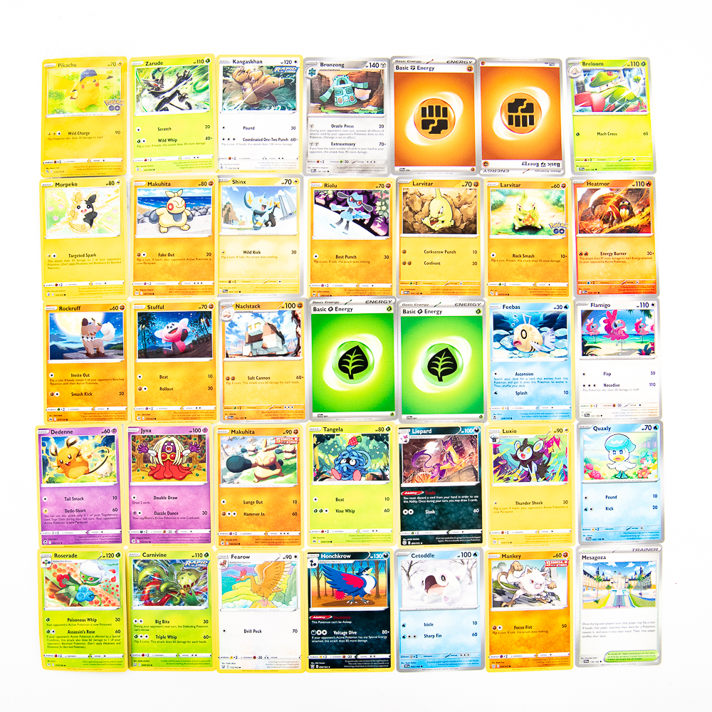 (150) Pokemon Card Assortment w Pikachu