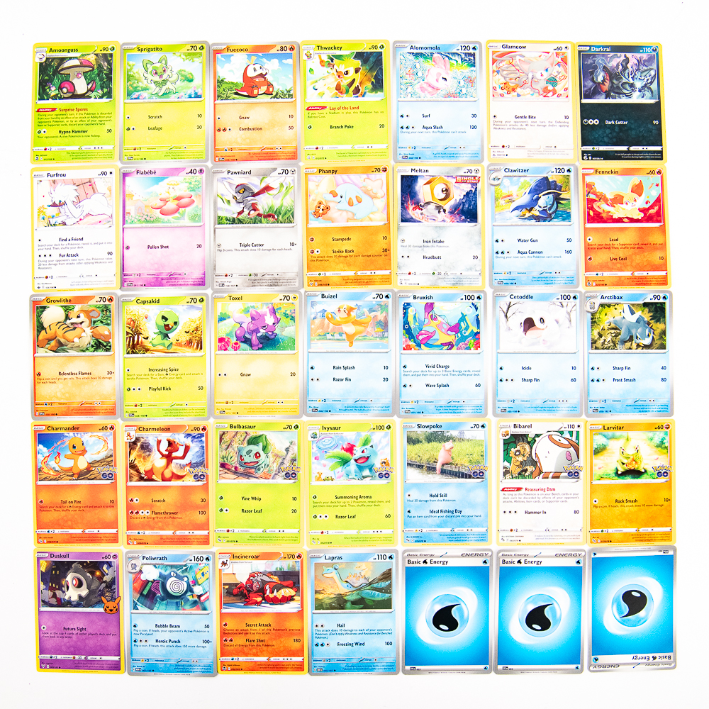 (150) Pokemon Card Assortment w Pikachu