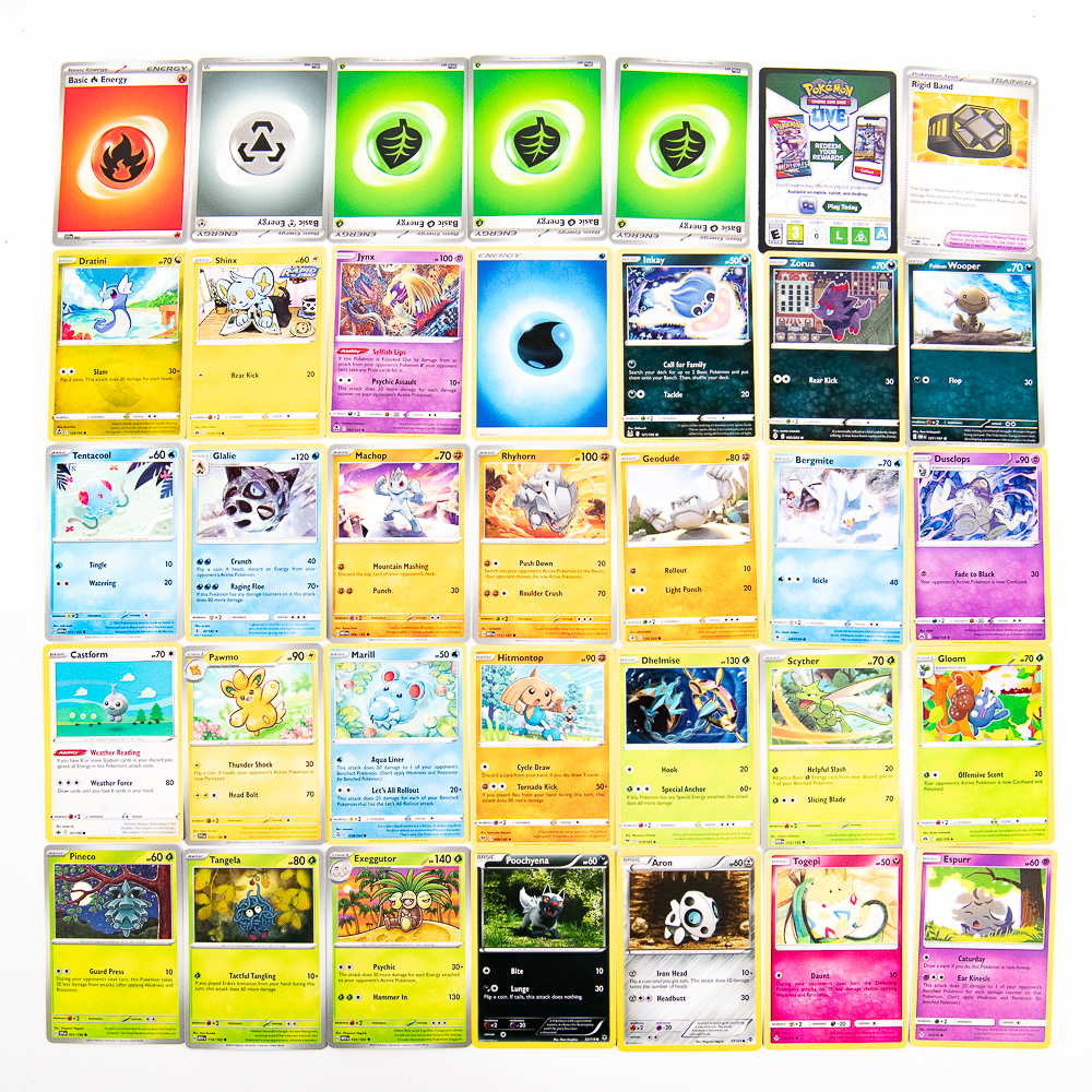 (150) Pokemon Card Assortment w Pikachu
