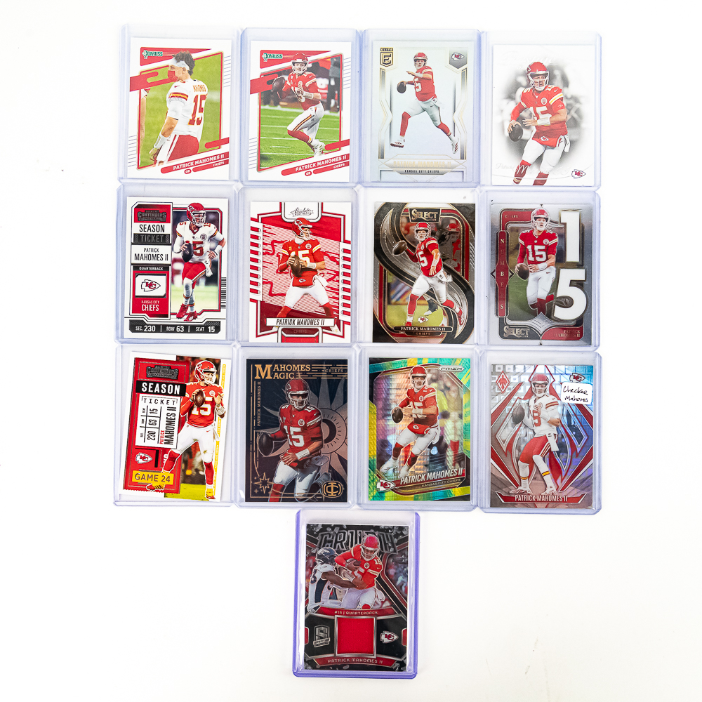 13 Patrick Mahomes NFL Cards 24 Spectra /99 &Hyper