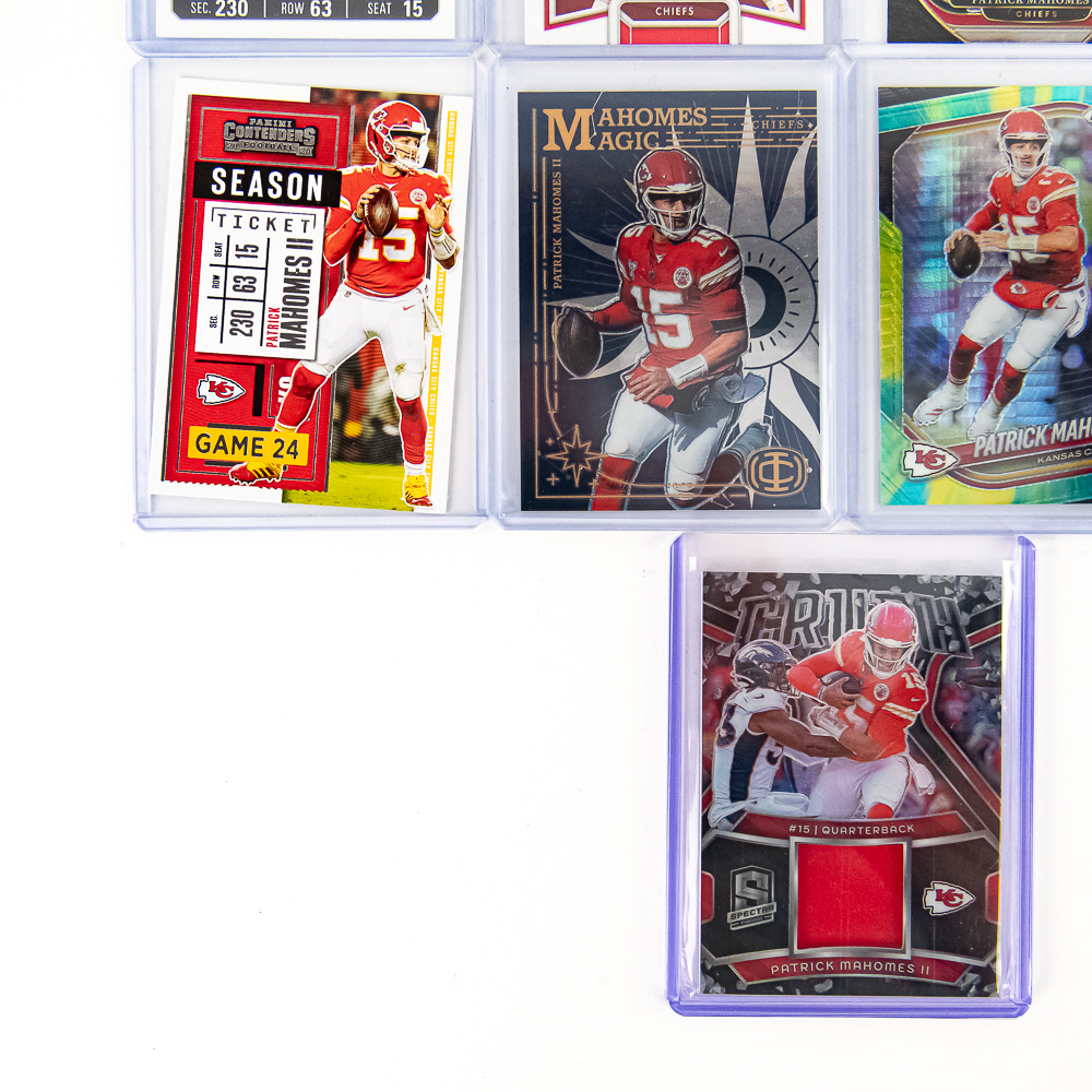 13 Patrick Mahomes NFL Cards 24 Spectra /99 &Hyper