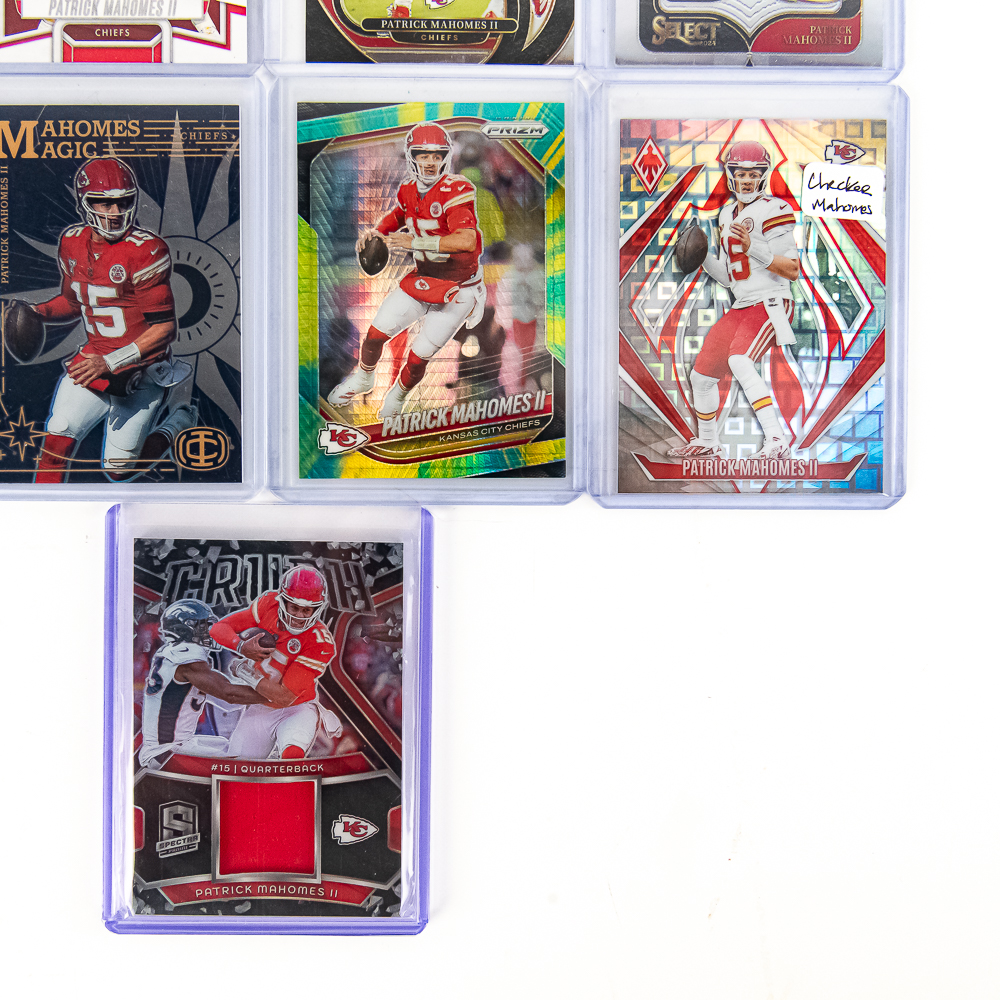 13 Patrick Mahomes NFL Cards 24 Spectra /99 &Hyper