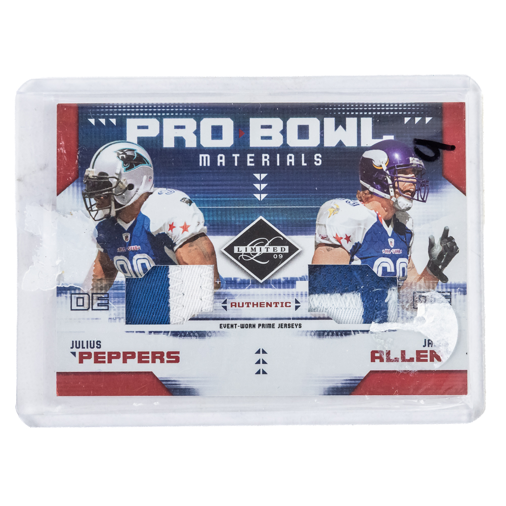 (4) NFL Combo Numbered Patch Relic Cards