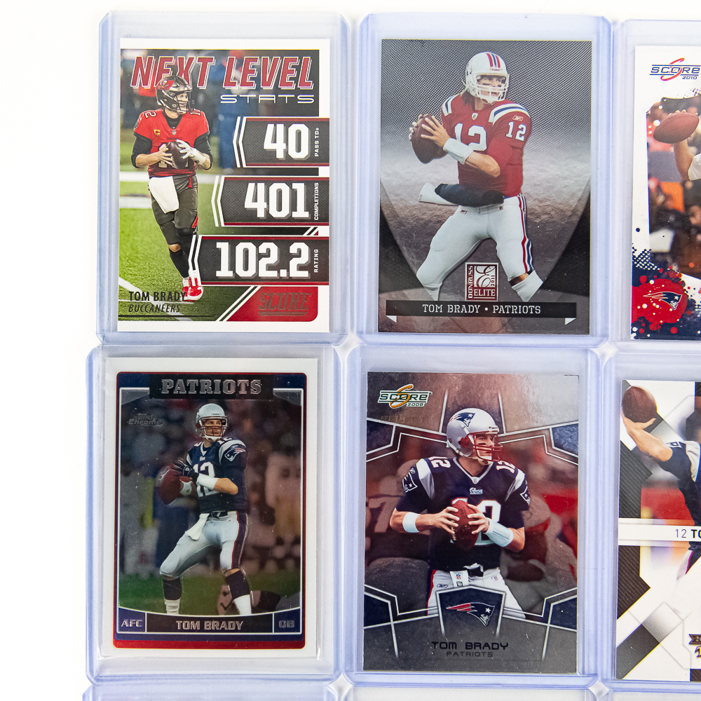 Collection of (15) Assorted Tom Brady NFL Cards