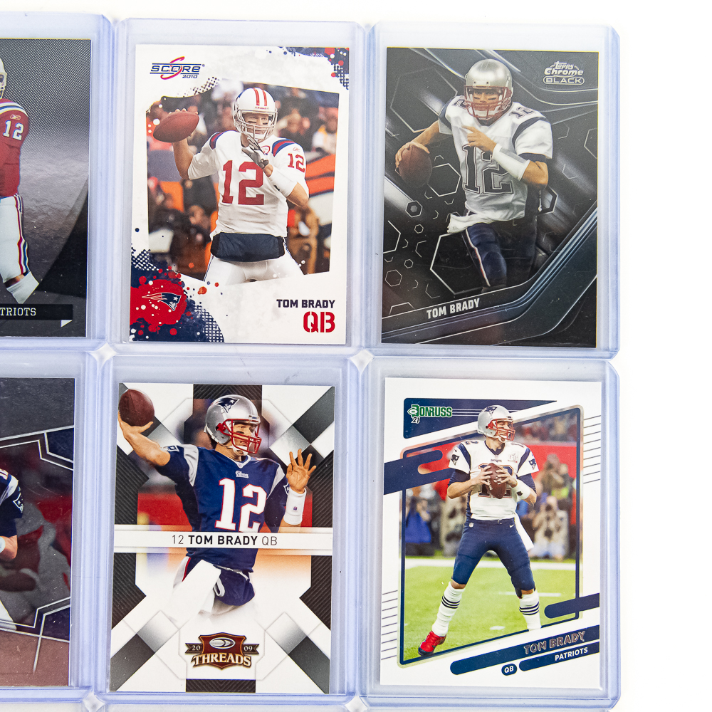 Collection of (15) Assorted Tom Brady NFL Cards