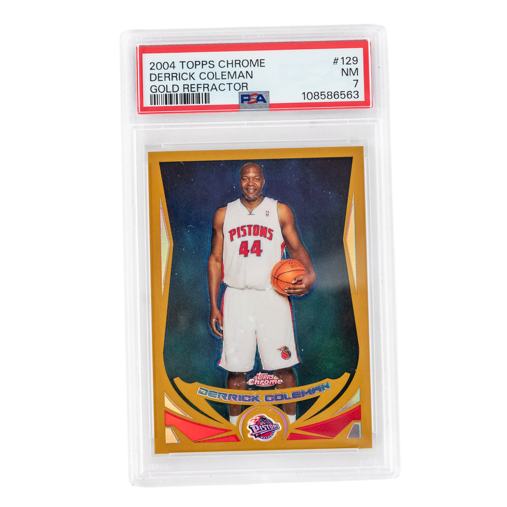 2004 Chrome Gold D. Coleman & G. Wallace /99 PSA