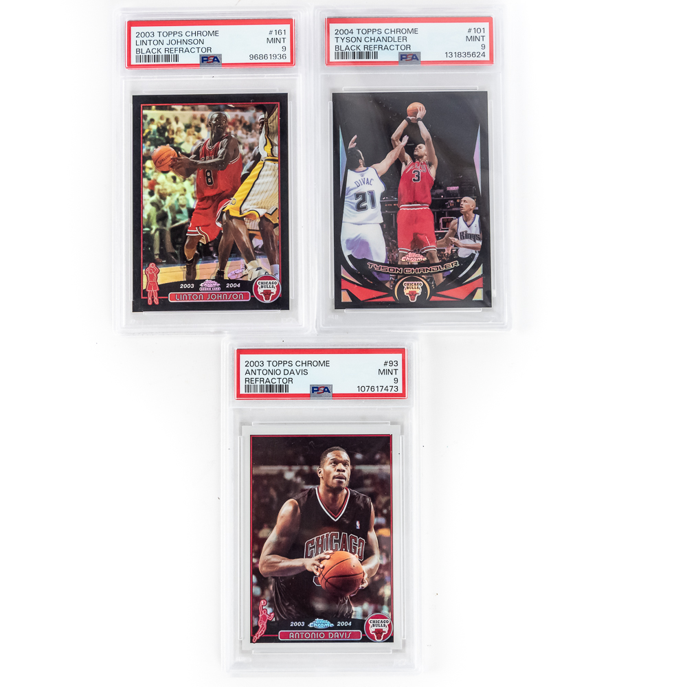 04 Chrome T Chandler Black Refractor PSA 9 & More+