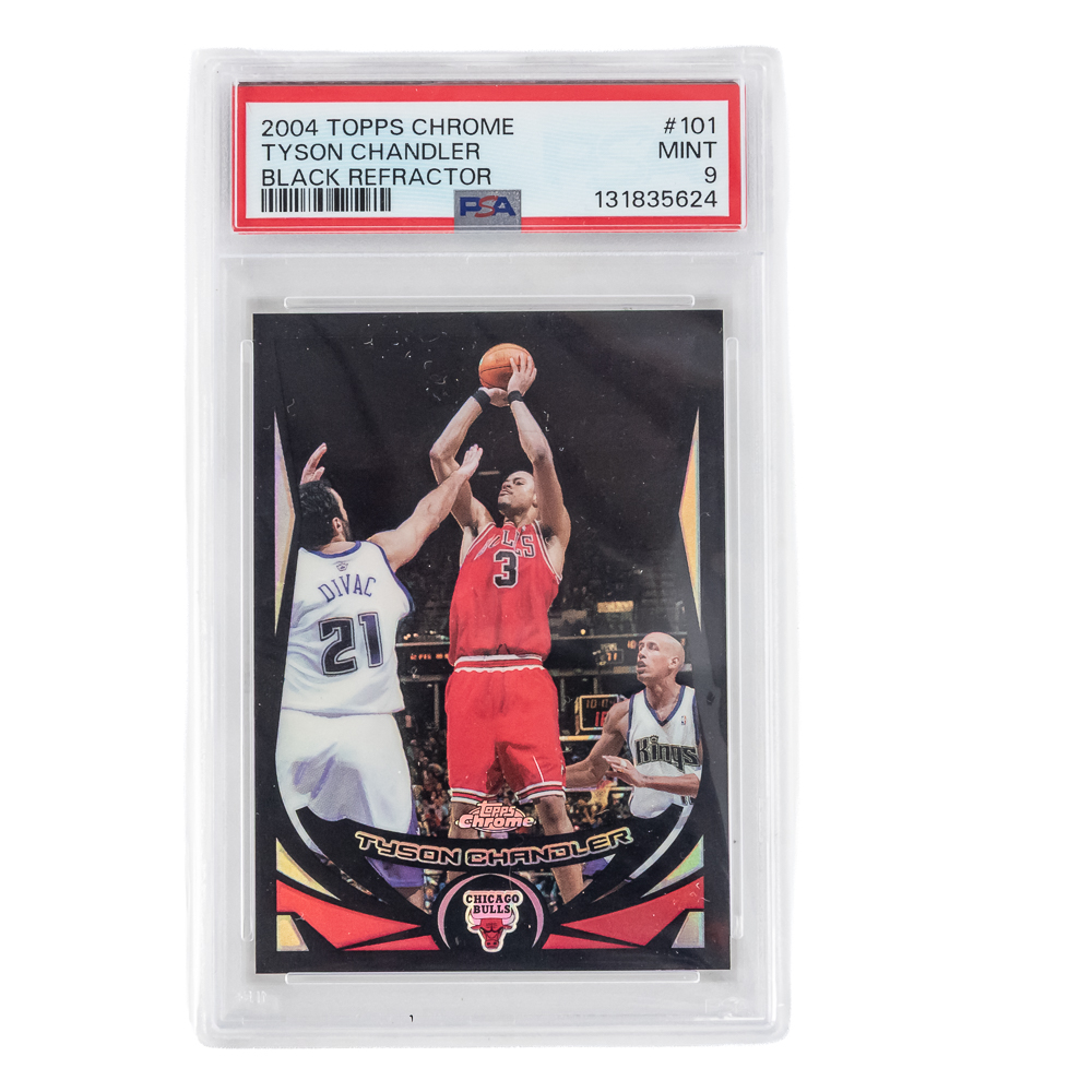 04 Chrome T Chandler Black Refractor PSA 9 & More+