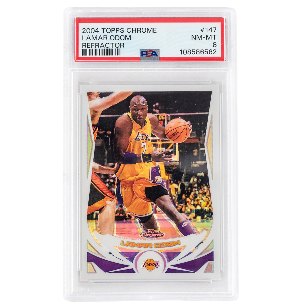 03 Topps Chrome G Arenas Refractor PSA 9 & Odom