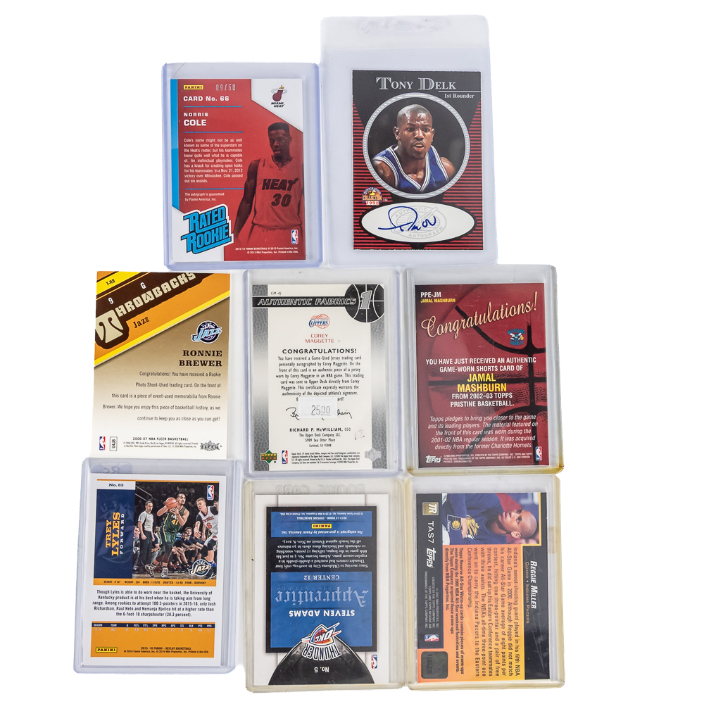 (13) NBA Auto. RC, Patch or Numbered Assortment