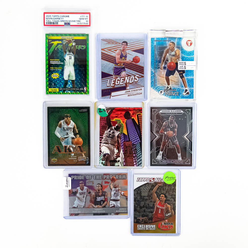 '25 Chrome Garnett /99 PSA 10 & NBA RAW Cards