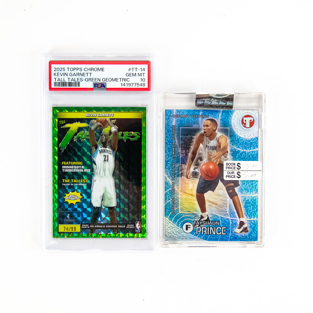 '25 Chrome Garnett /99 PSA 10 & NBA RAW Cards