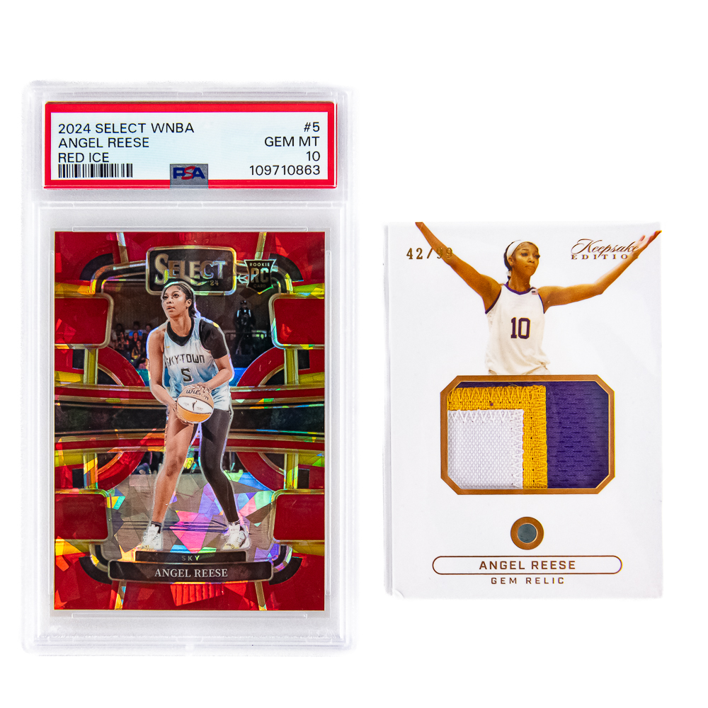 24' Angel Reese Select PSA 10 & Keepsake Gem Relic