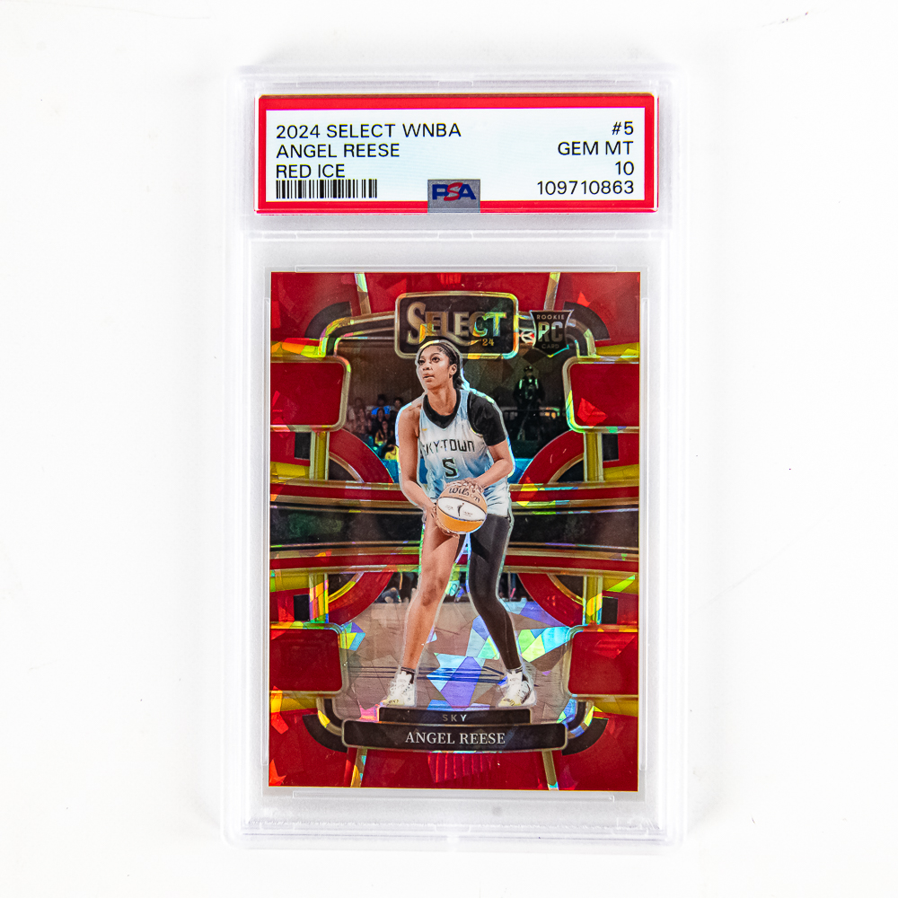 24' Angel Reese Select PSA 10 & Keepsake Gem Relic
