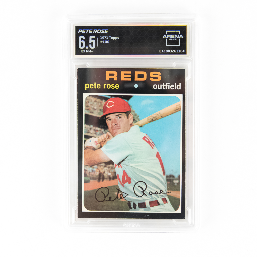 1971 Topps Pete Rose #100 Arena 6.5 HIT KING