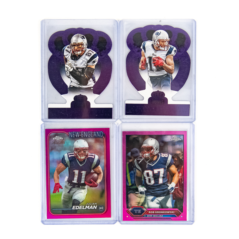 2014 Panini Crown Royal Gronkowski & Edelman /10+