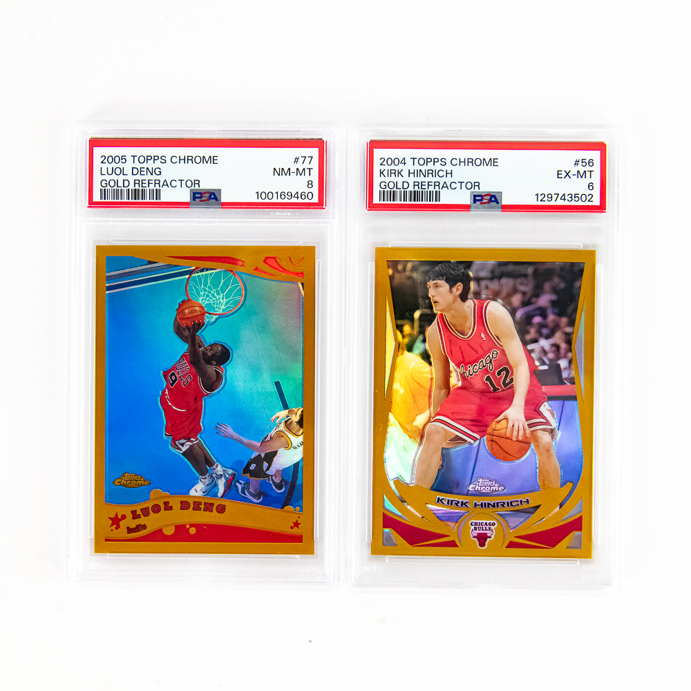 (6) Chicago Bulls NBA Card Assortment Deng Hinrich