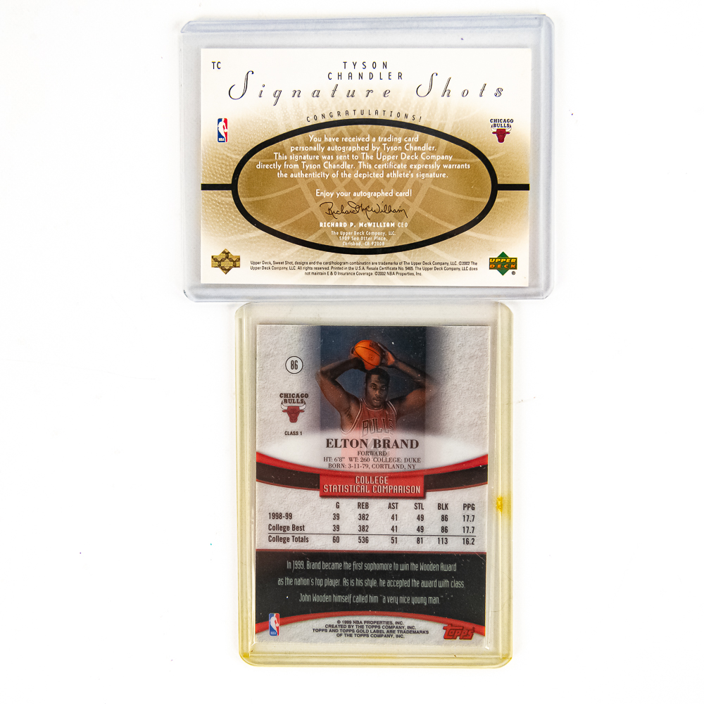(6) Chicago Bulls NBA Card Assortment Deng Hinrich