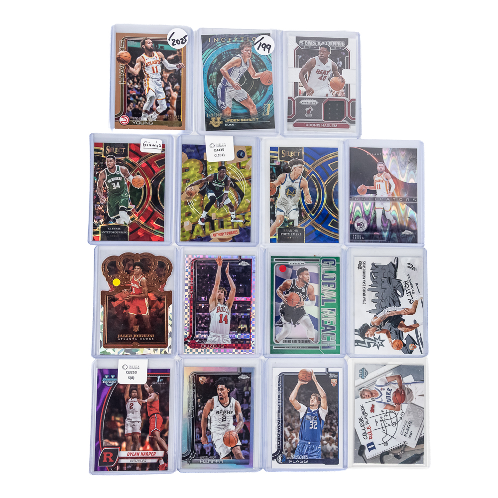 NBA Numbered Star Refractor Rookie Card Assortment