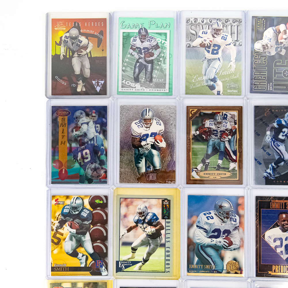 (29) Emmitt Smith NFL Football Card Assortment