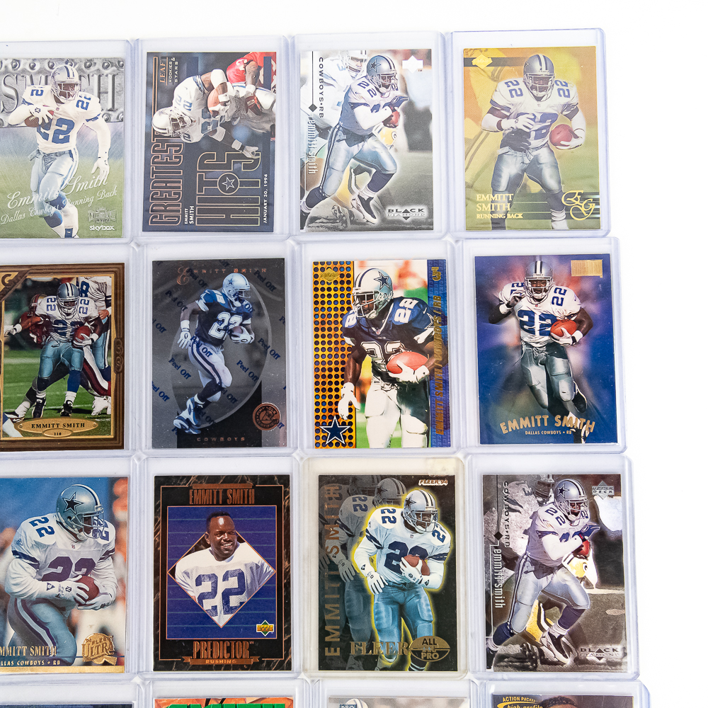 (29) Emmitt Smith NFL Football Card Assortment
