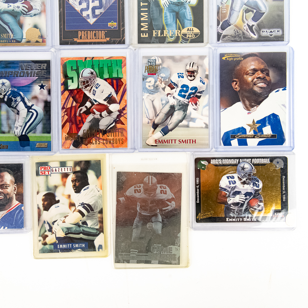 (29) Emmitt Smith NFL Football Card Assortment