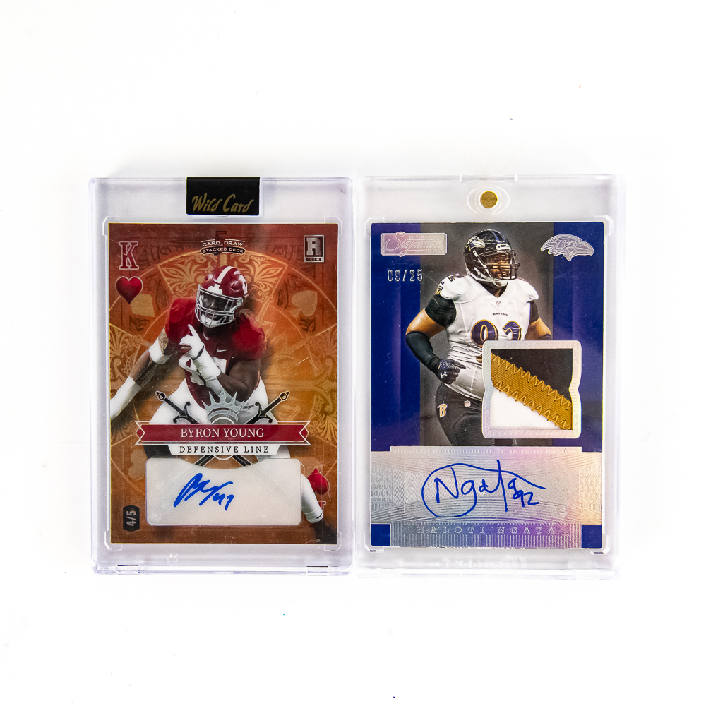 NFL Rookie Card Auto Number or Patch Assortment
